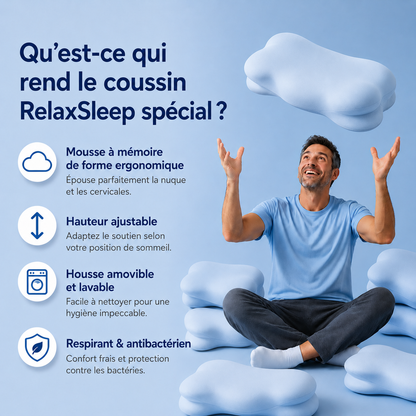 Oreiller Orthopédique RelaxSleep®